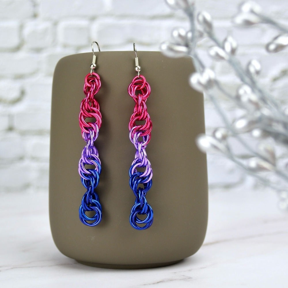 Rebeca Mojica Jewelry Bi Pride Helix Earrings